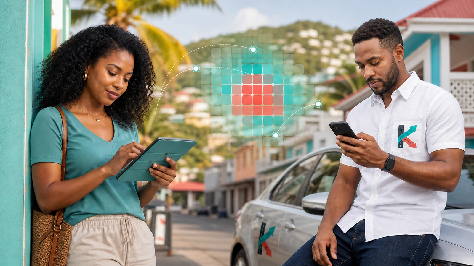 Caribbean rider and driver review privacy-safe marketplace demand and response information.